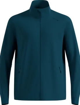 Veste de ski nordique légère - Essential Warm Jacket M Reflecting Pond en Softshell - Taille XL - Bleu - Odlo - FashionsVida