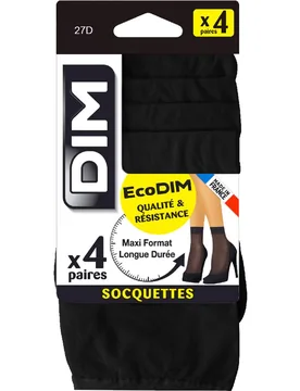 Pack de cuatro mini medias transparentes de poliamida - Dim - FashionsVida