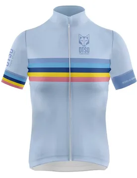Maglia A Maniche Corte Stripes Blue / Blue - OTSO - FashionsVida