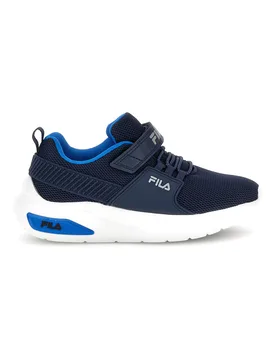 Sneakers blu con strappi e inserti azzurri Upspark Velcro Kids 33 - Fila - FashionsVida