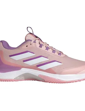 Avacourt 2 Clay Shoes Sandy Pink / Ftw White / Purple Burst UK 7.5 - Adidas - FashionsVida