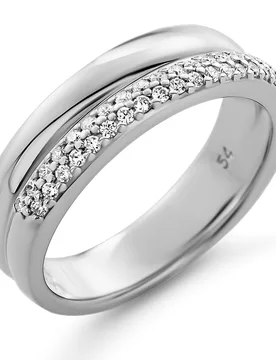 Emily' Womens 925 Sterling Silver Ring - Zr-7581 - Size L - Orphelia - FashionsVida