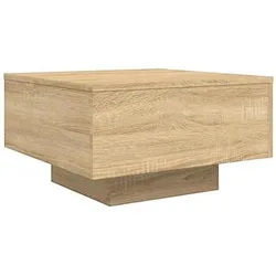 Wohnzimmertische Table Basse Avec Lumières Led Marron 55x55x31 Cm Einheitsgrösse