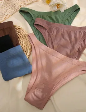 Piezas de ropa interior para mujer - Tela suave y elástica, ¡brinda la máxima comodidad! - Colores mixtos y unicolor - Shein - FashionsVida