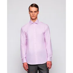 Camisa vertir de hombre lisa manga larga
