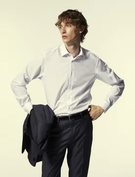 Sfera - Camisa slim popelín - Sfera - FashionsVida