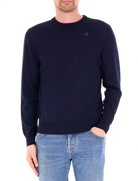 K-way Maglia in lana BLU NOTTE XXL - K-way - FashionsVida