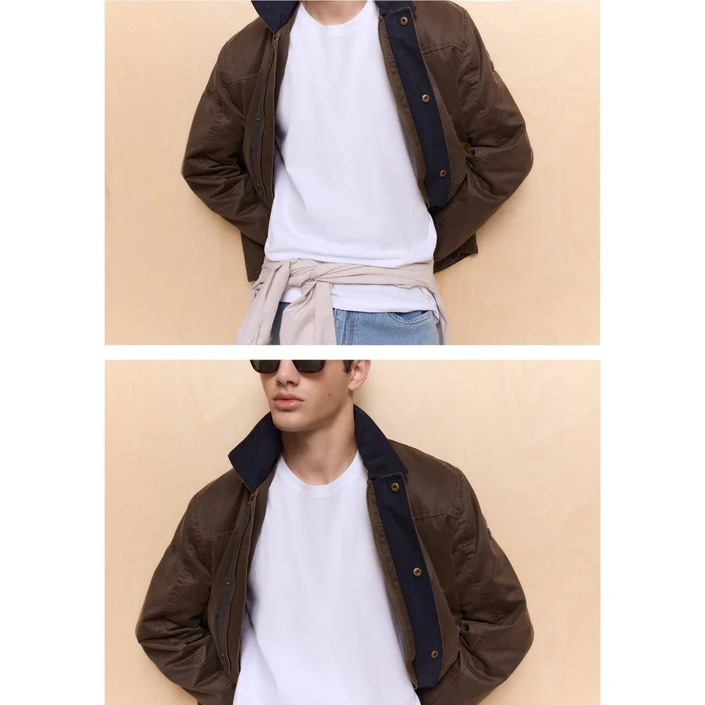 Camiseta lisa de manga corta de hombre - Easy Wear - FashionsVida