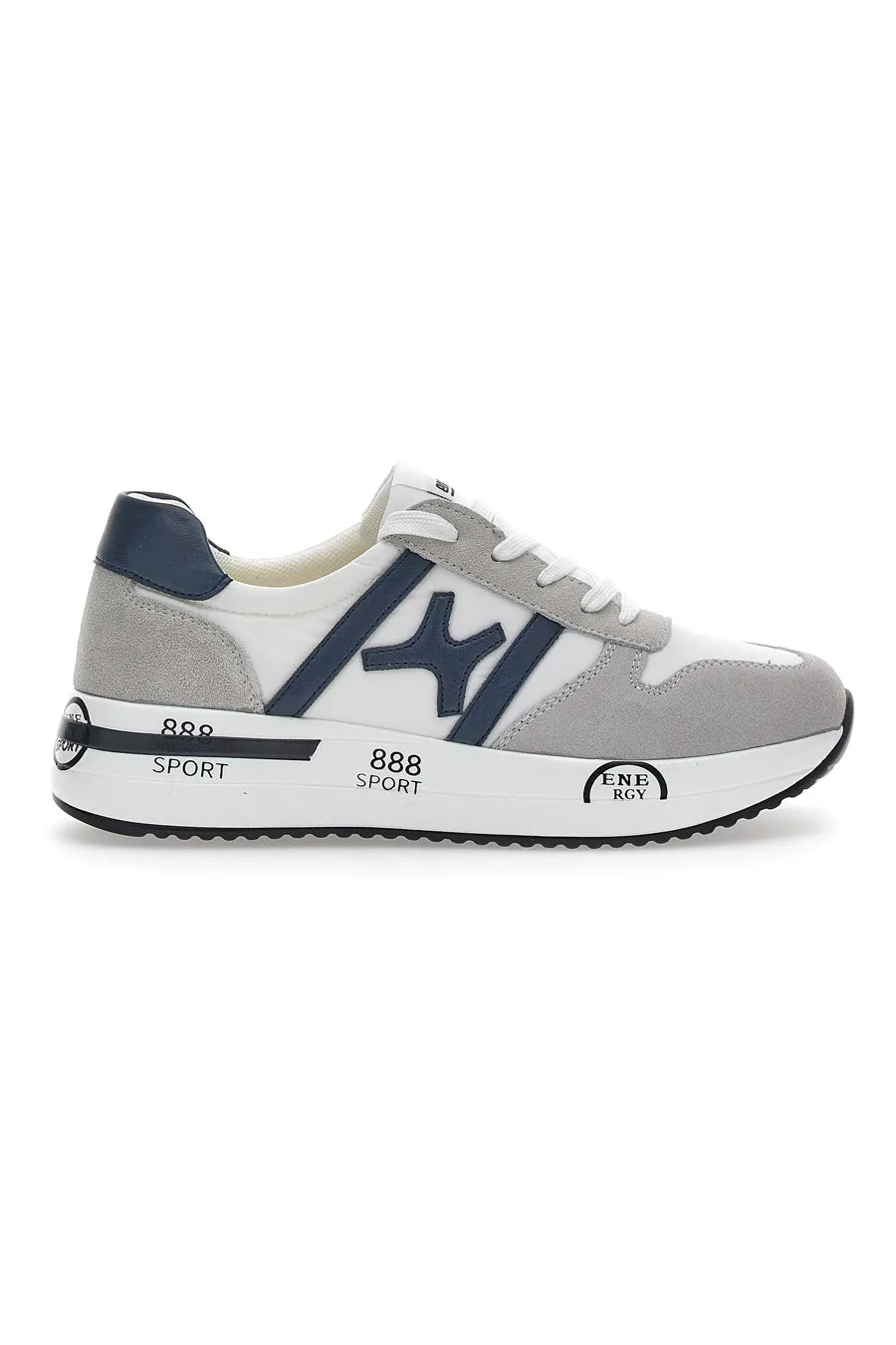 Sneakers Flatform 123 Bianche 38 - Energy - FashionsVida