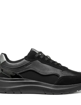 Sneakers D Plummery D65YNA 5422 C9999 Schwarz 37 female - Geox - FashionsVida