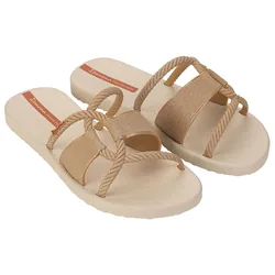 Diversa Mais Slides Beige / Metallic Beige Oscuro UK 7 Women