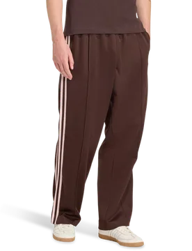 Baggy Track Trousers Men Pants - Brown - Size L - Cotton Jersey - Brown - Size: Large - Adidas - FashionsVida