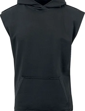 Kapuzenpullover - Open Edge Sleeveless Hoodie - S bis XL - für Männer - Größe S - schwarz - Männer - male - Urban classics - FashionsVida