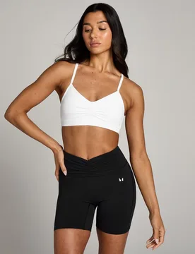 Sujetador deportivo con parte delantera fruncida Teo para mujer de - MP - FashionsVida