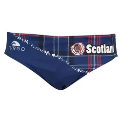 Broken Scotland Swimming Brief Royal / White 2XL Men