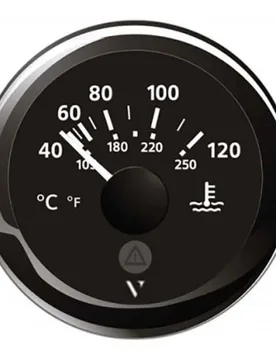 °c 287.4-22.7 Ohm Temperature Indicator Instrument Black 52 mm unisex - VDO - FashionsVida