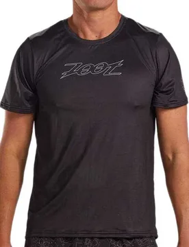 Maglietta A Maniche Corte Ltd Run Black Roar 2XL - Zoot - FashionsVida