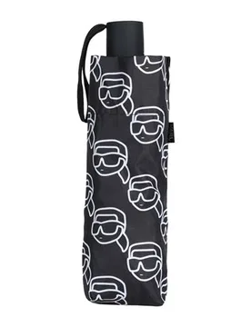Paraguas Mujer Negro -- Mujer - Lagerfeld - FashionsVida