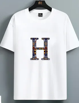 Summer Men's T-shirt High Quality 100 Cotton Letter H Printed Loose O-neck Men Short Sleeve Casual For Male T-shirt Top Tee - Aliexpress - FashionsVida