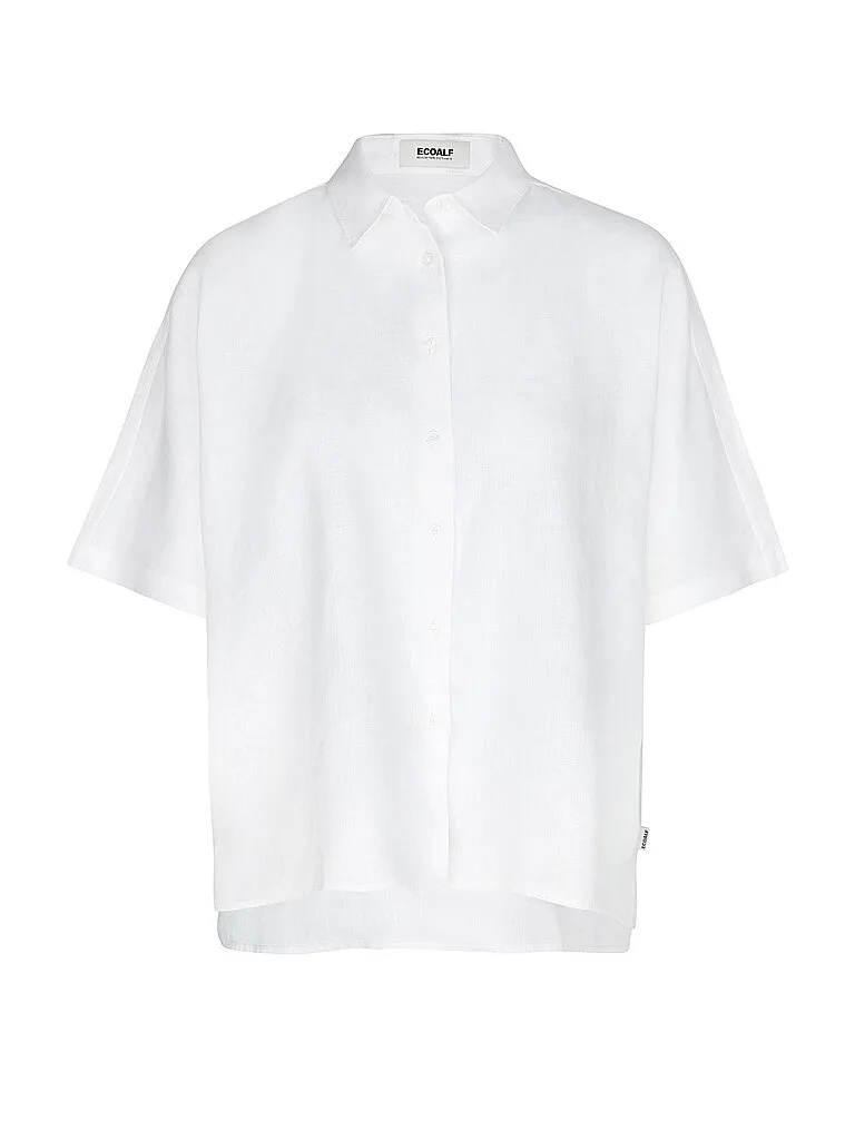 Blouse en lin MELANIA blanc L - Ecoalf - FashionsVida