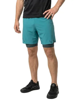 Pantaloni Corti Alpine Pro 2/1 Smoke Blue S - Dynafit - FashionsVida