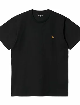 Chase Tee Black / Gold S Herren - Carhartt WIP - FashionsVida