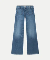 Flared Leg Jeans Amara Blau 44/33
