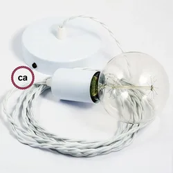 Cables Suspension Luminaire Tm01 50 Cm White One Size