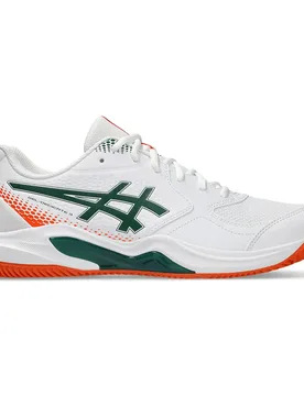 Gel-dedicate 9 Padel Shoes White / Jewel Green UK 9.5 - Asics - FashionsVida