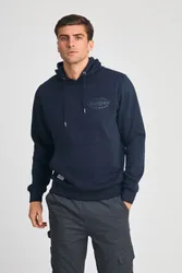 Printed Mens Hoody with Drawcord