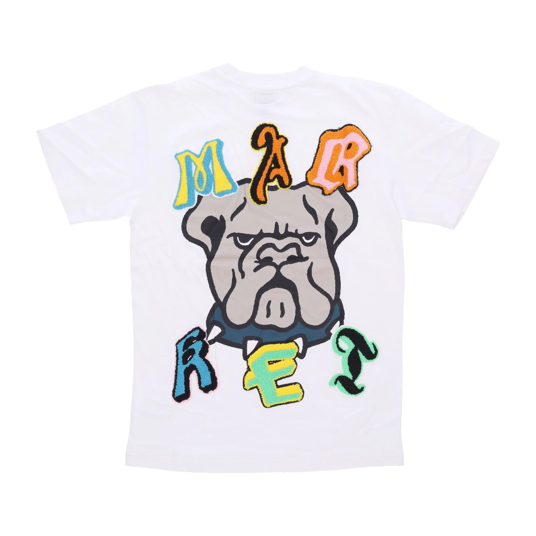 Maglietta Uomo Varsity Overload Tee White - MARKET - FashionsVida