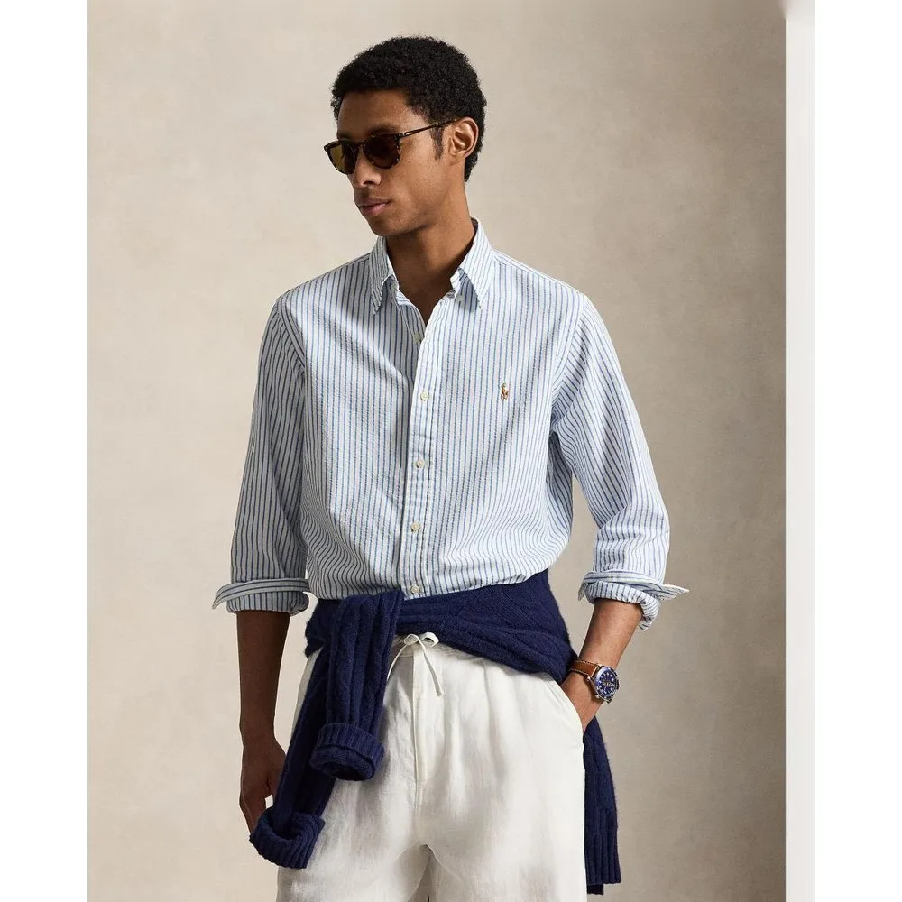 Camisa Oxford de hombre Slim Fit - Polo Ralph Lauren - FashionsVida