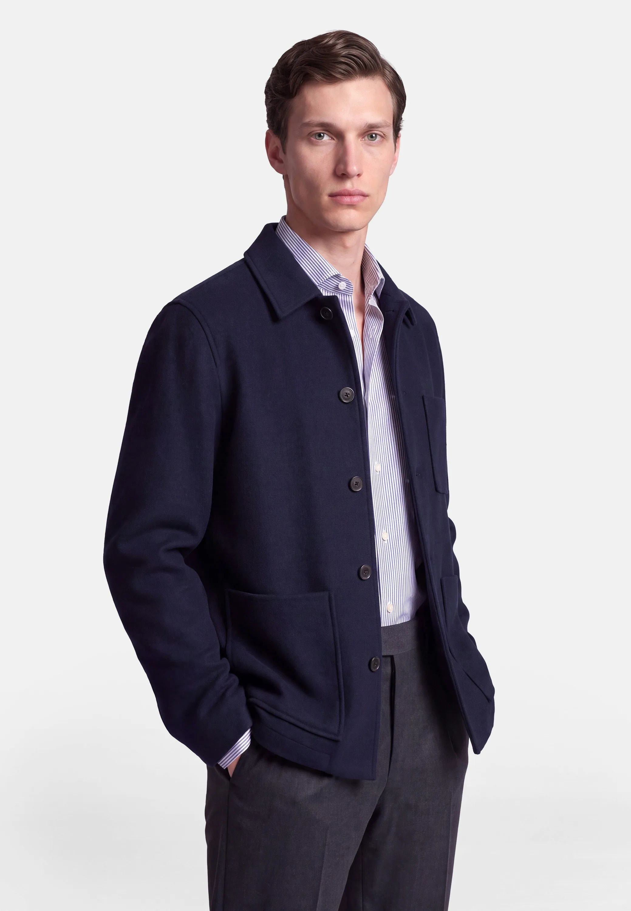 Seidensticker Regular Jacke Blau XL - Seidensticker - FashionsVida