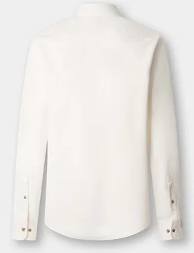 Camisa de hombre sarga fit clásico - Hackett - FashionsVida