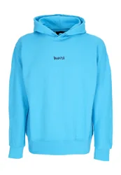 Felpa Leggera Cappuccio Uomo Logo Hoodie Turquoise/st. Black