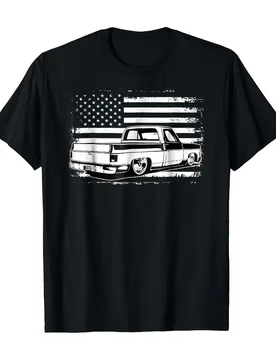 Truck America Slammed pattern design-100% cotton summer O-neck short sleeve casual printed men's T-shirt - Aliexpress - FashionsVida
