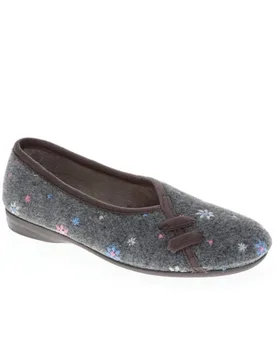 Women's Full Slippers in Grey Size: 6 - Grey - Size: 6 - Pavers - FashionsVida
