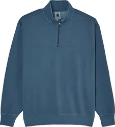 Sweat à col zippé - Lowcase Pigment Quarter Zip Sweatshirt Dark Slate en Coton - Taille L - Gris