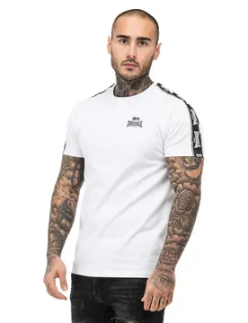 T-shirt à Manches Courtes Brindister White / Black XL - Lonsdale - FashionsVida