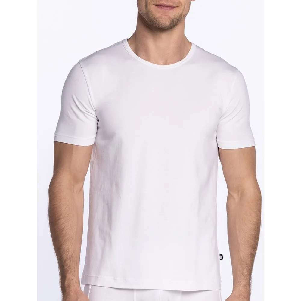 Punto - Camiseta de hombre de manga corta - Punto Blanco - FashionsVida