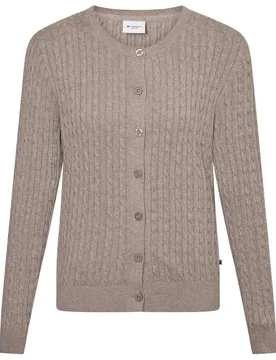 Joana Cardigan Mid Sand Melange M Women - Redgreen - FashionsVida