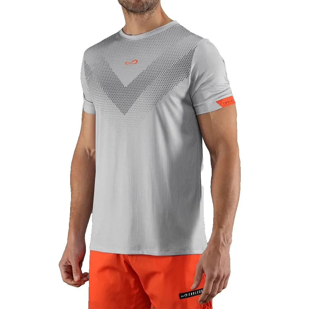 Ace Peak Short Sleeve T-shirt Silver L - Endless - FashionsVida