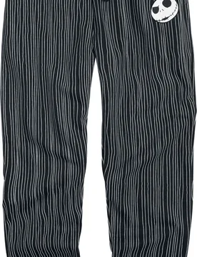 Disney Trainingshose - Pinstripe Jack - S bis XL - für Männer - Größe L - schwarz - EMP exklusives Merchandise! - Männer - male - The Nightmare Before Christmas - FashionsVida