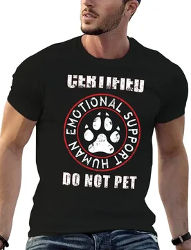 Emotional Support Human Do Not Pet - Ideal Gift for dog lovers - Service Dog Love Humor T-Shirt man t shirt luxury T-Shirt - Aliexpress - FashionsVida