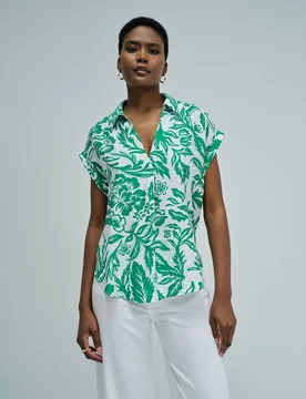 Camisa con bordados de mujer - Salsa Jeans - FashionsVida