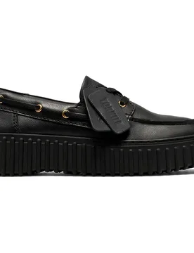 Shoes Mocassini Da Barca Torhill Black Leather EU 38 - Clarks - FashionsVida