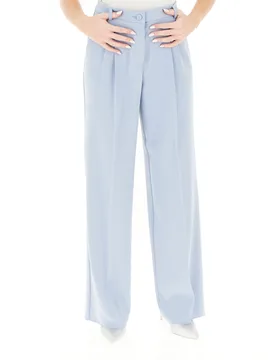 Pantalone con pinces AZZURRO CHIARO 48 - Pennyblack - FashionsVida