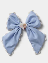 Frozen Scallop Edge Bow Blue Female