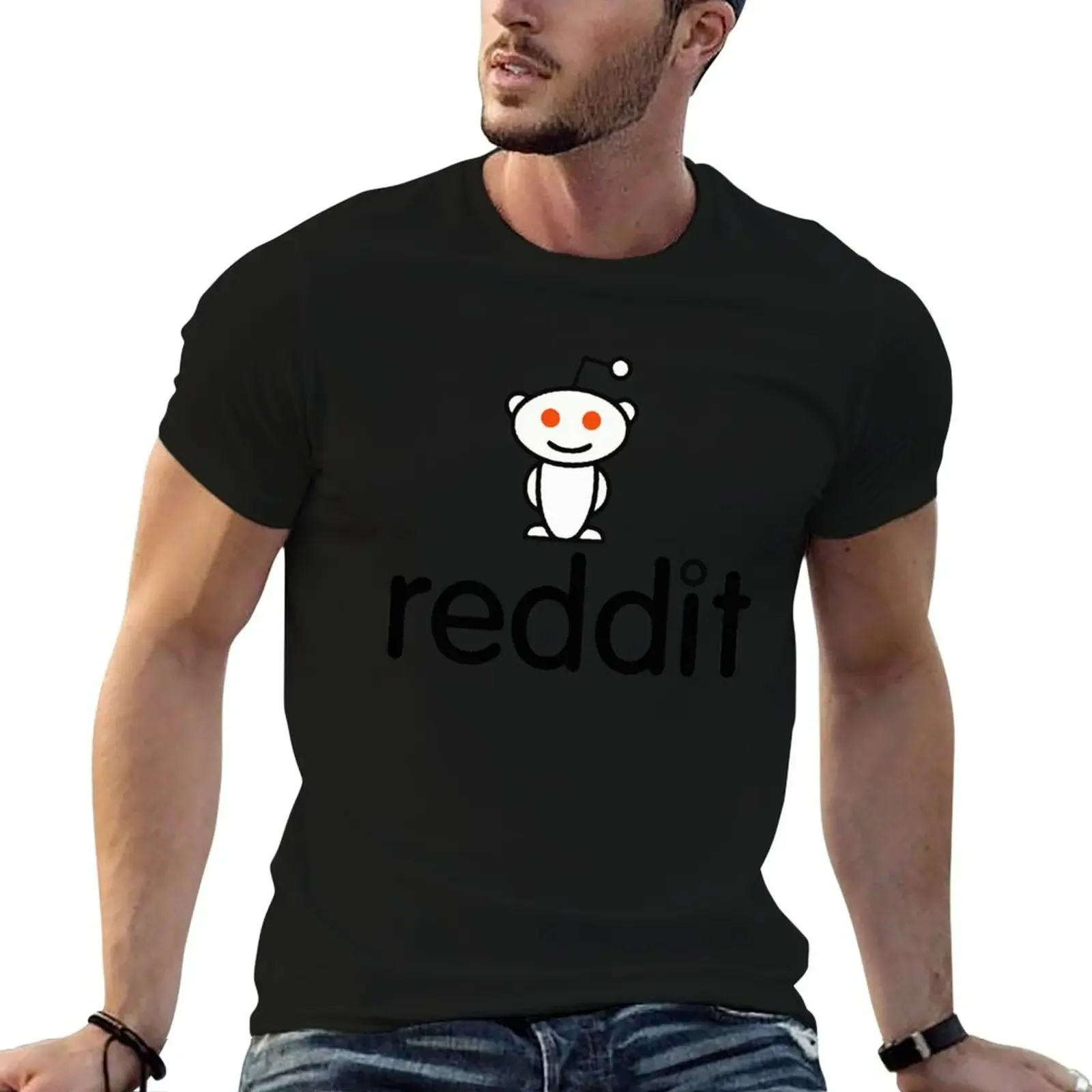 Reddit Snoo T-Shirt Basic Simple Casual Short Sleeve Tee - Aliexpress - FashionsVida