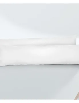 Feinjersey-Seitenschläferkissenbezug Doppelpack weiss, 2x 40x145 cm - Biberna - FashionsVida